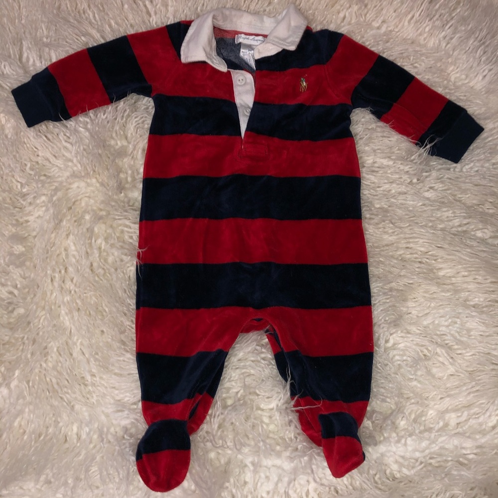 Ralph Lauren velvet bodysuit
